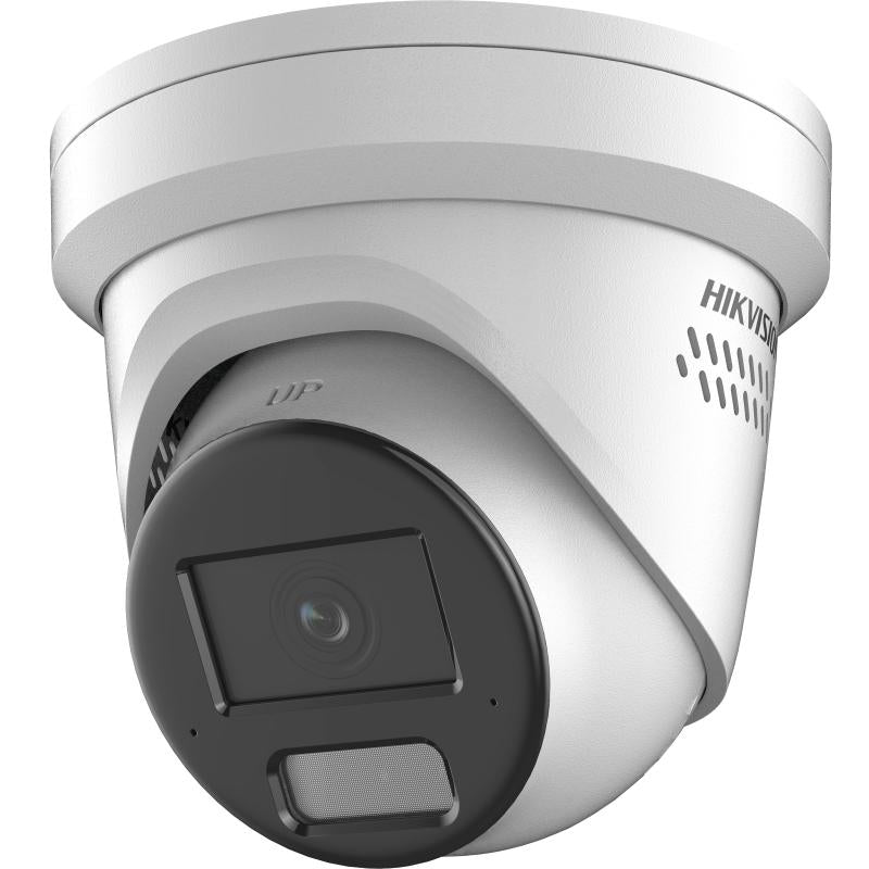 Hikvision 4MP AcuSense Stroboscoop en hoorbare waarschuwing Vaste turret netwerkcamera DS-2CD2346G2H-IS2U/SRB