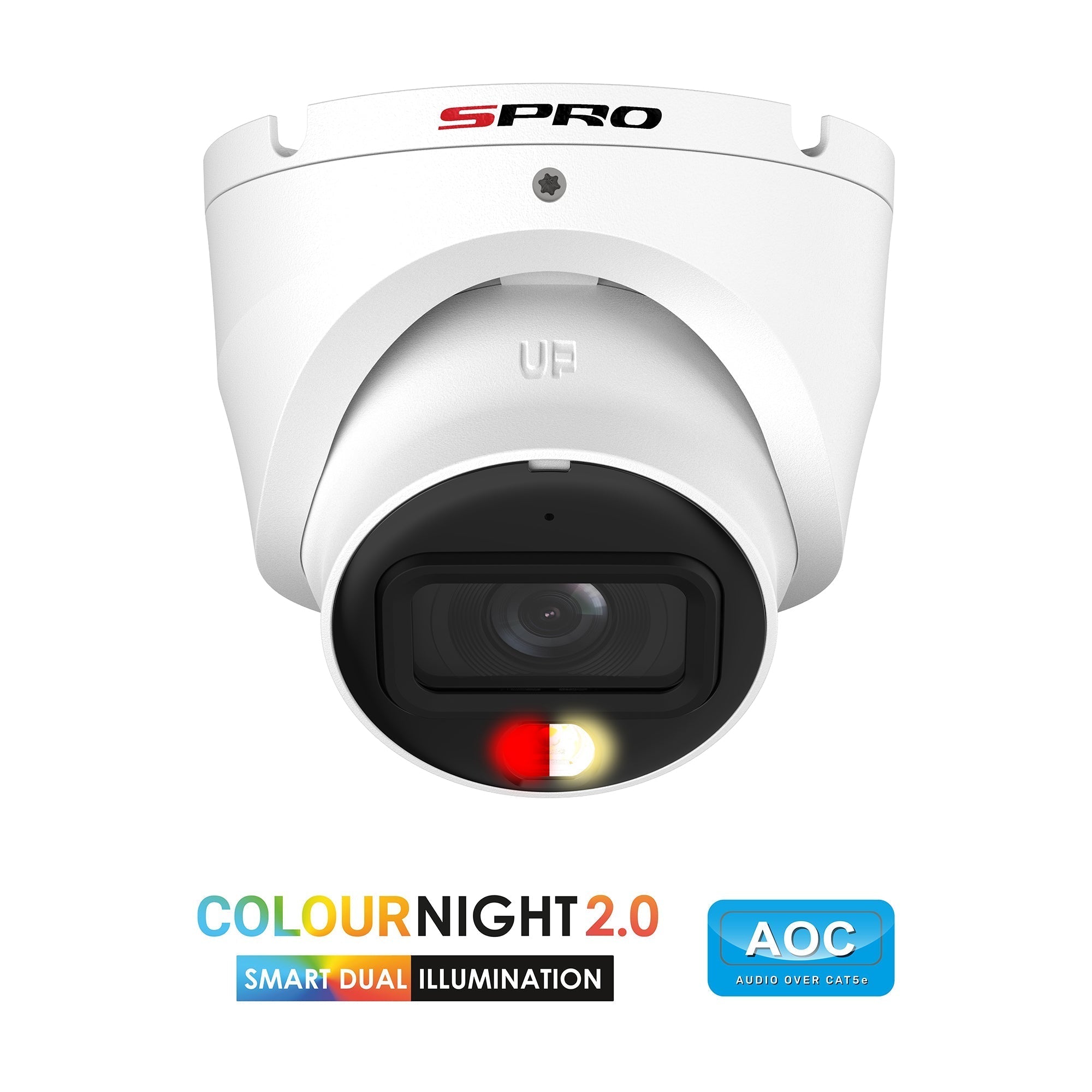 SPRO 8MP 4K IP-Turretcamera DHIPD80/28LRW-M-E White 2