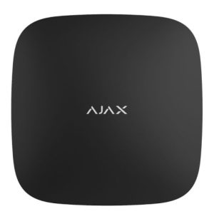 AJAX HUB, ZWART, MET GSM EN IP COMMUNICATIE