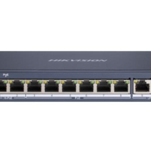 DS-3E0510HP-E, Hikvision Gigabit PoE Switch unmanaged, 8 poorts