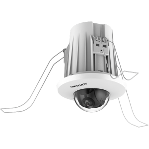 Hikvision 4 MP AcuSense In-Ceiling Fixed Mini Dome Network Camera DS-2CD2E43G2-U