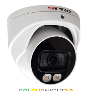 SPRO 8MP IP Smart Dual Illumination Turret with COLOUR NIGHT 2.0 DHIPD80/28LRW-M