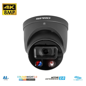 SPRO 8MP IP Smart  actieve afschrikking DHIPD80/28LRG/30-D-V3